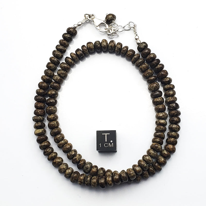 Chondrite Meteorite Beaded Necklaces