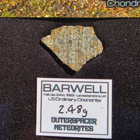 Barwell - L5 Chondrite - Slice - 2.48g - UK (Leicestershire)