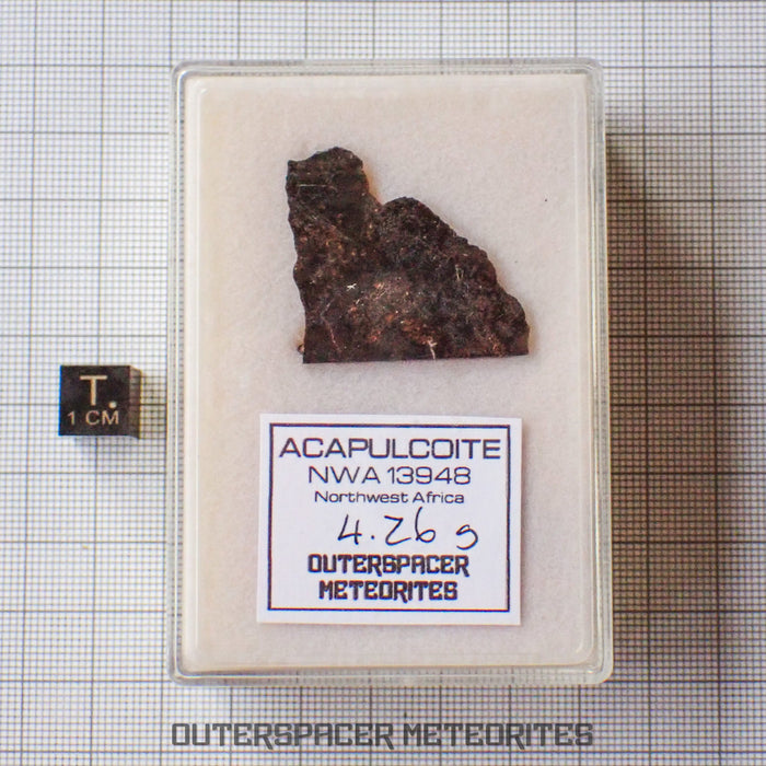 NWA 13948 - Acapulcoite - Partial Slice - 4.26g - Algeria