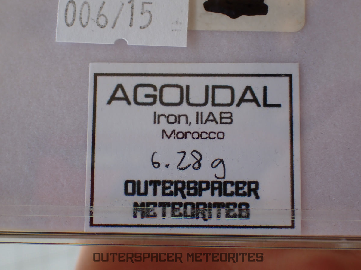 Agoudal (Imilchil) - Fer, IIAB - Individu Complet - 6,28g - Maroc (Montagnes de l'Atlas)