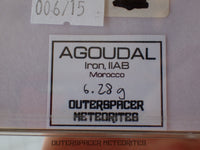 Agoudal (Imilchil) - Fer, IIAB - Individu Complet - 6,28g - Maroc (Montagnes de l'Atlas)