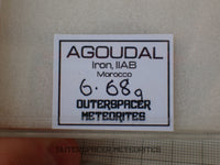 Agoudal (Imilchil) - Iron, IIAB - Complete Individual - 6.68g - Morocco (Atlas Mountains)