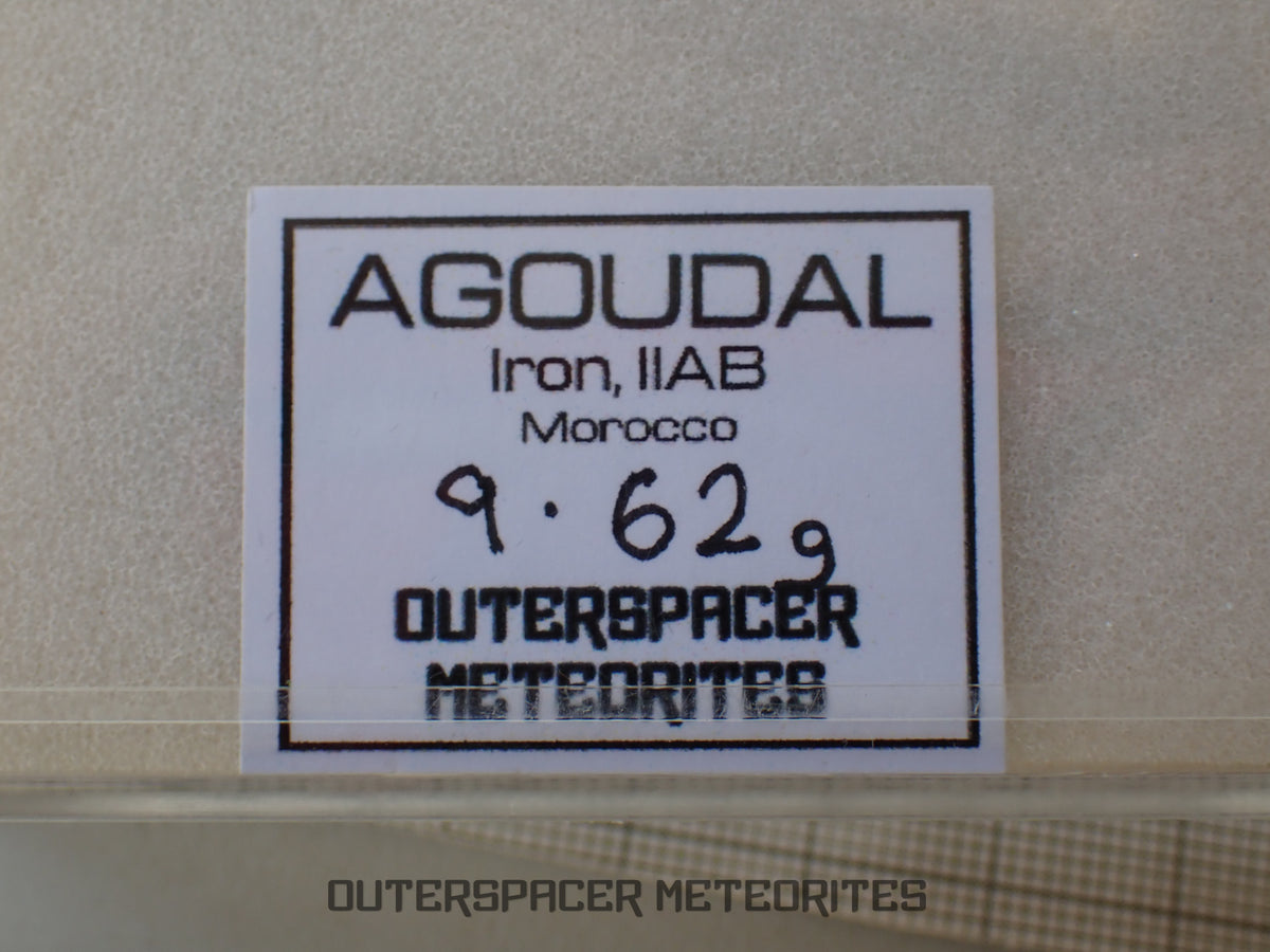Agoudal (Imilchil) - Fer, IIAB - Individu complet - 9,62g - Maroc (Montagnes de l'Atlas)