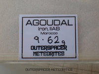 Agoudal (Imilchil) - Fer, IIAB - Individu complet - 9,62g - Maroc (Montagnes de l'Atlas)