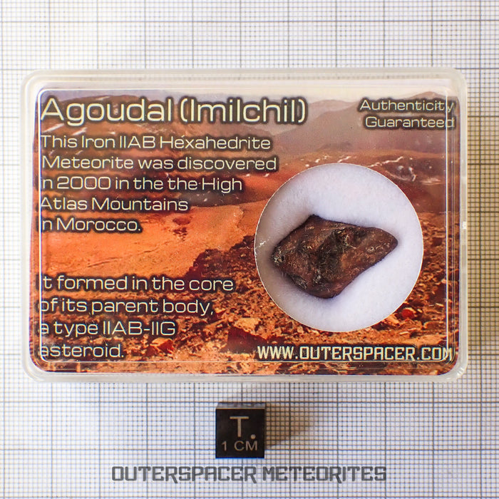 Agoudal (Imilchil) - Iron, IIAB - Complete Individual - 9.62g - Morocco (Atlas Mountains)