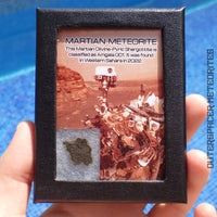 Amgala 001 - Martian Shergottite (Olivine-Phyric) - 1.02g - Western Sahara