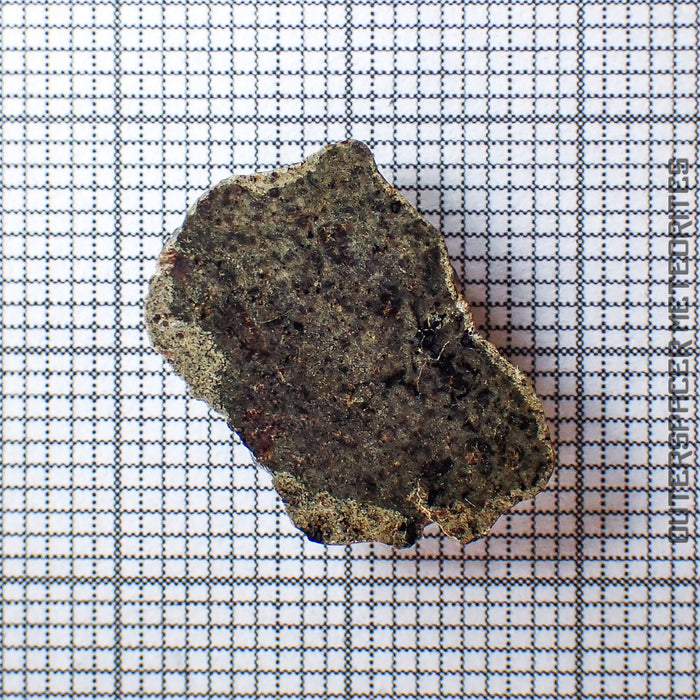Amgala 001 - Shergottite martienne (olivine-phyrique) - 1,25g - Sahara occidental