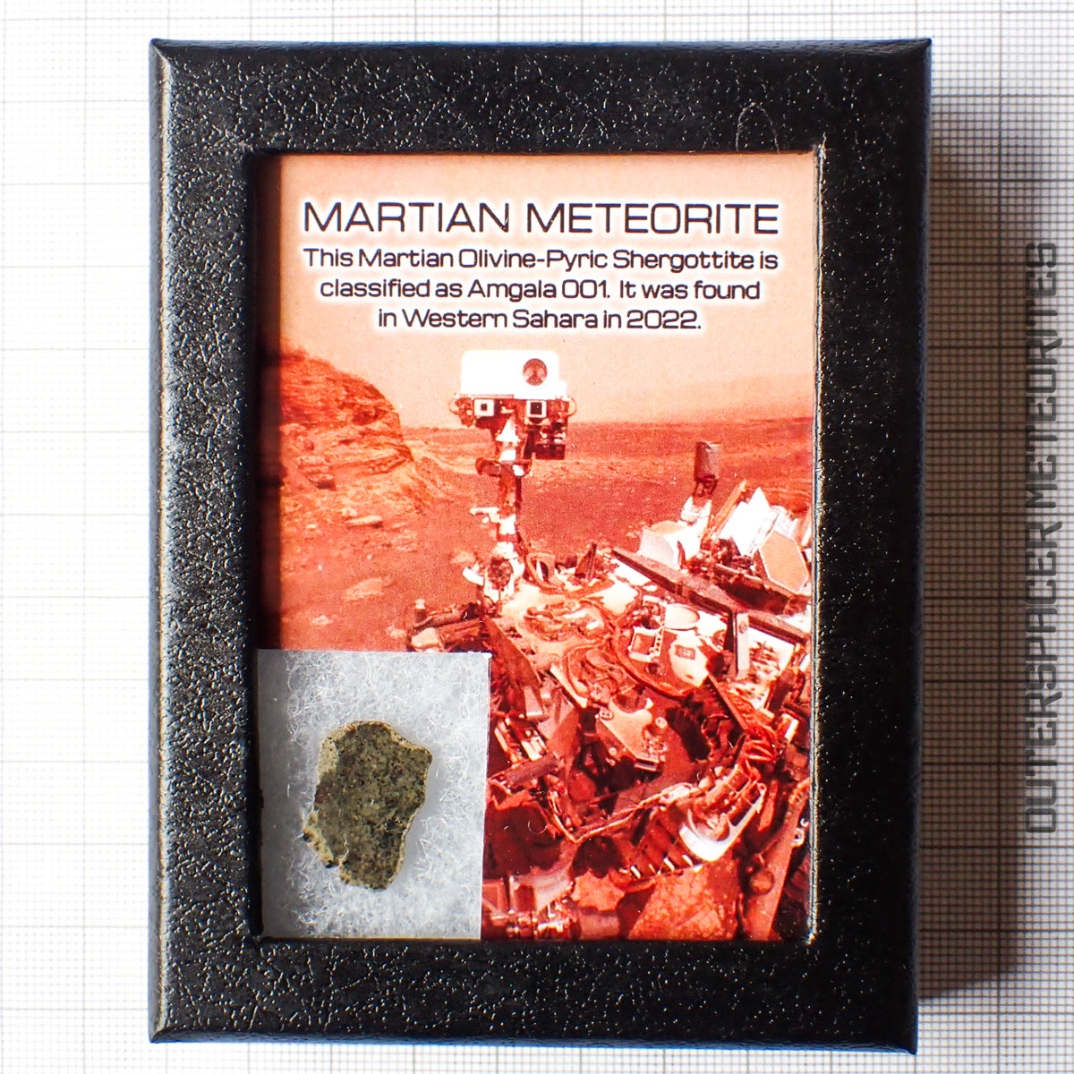 Amgala 001 - Martian Shergottite (Olivine-Phyric) - 1.25g - Western Sahara