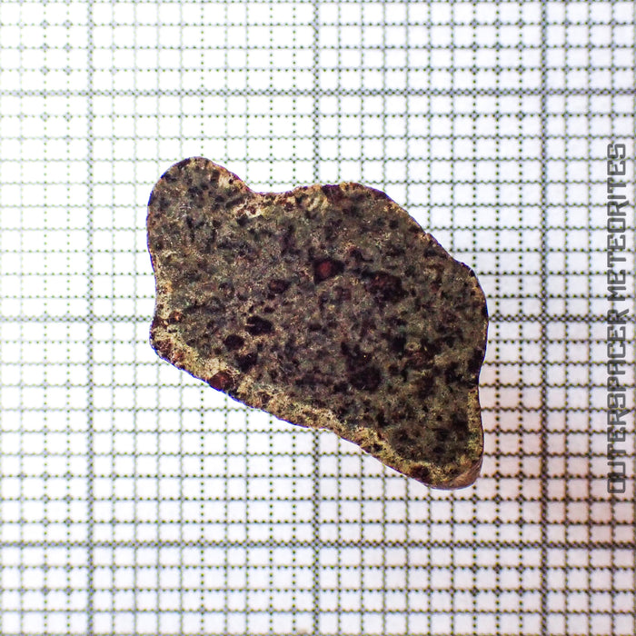 Amgala 001 - Shergottite martienne (à olivine-phyrique) - 0,99g - Sahara occidental
