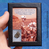 Amgala 001 - Martian Shergottite (Olivine-Phyric) - 1.88g - Western Sahara