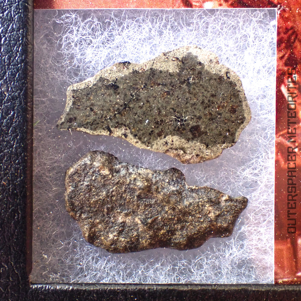 Amgala 001 - Martian Shergottite (Olivine-Phyric) - 2pc - 3.24g - Western Sahara