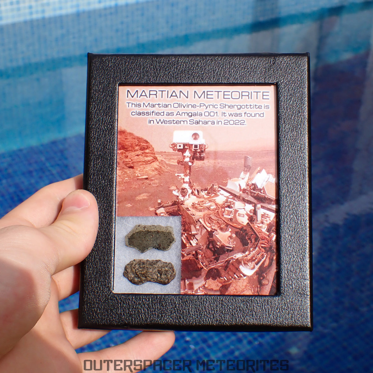 Amgala 001 - Martian Shergottite (Olivine-Phyric) - 3.5 g - Western Sahara