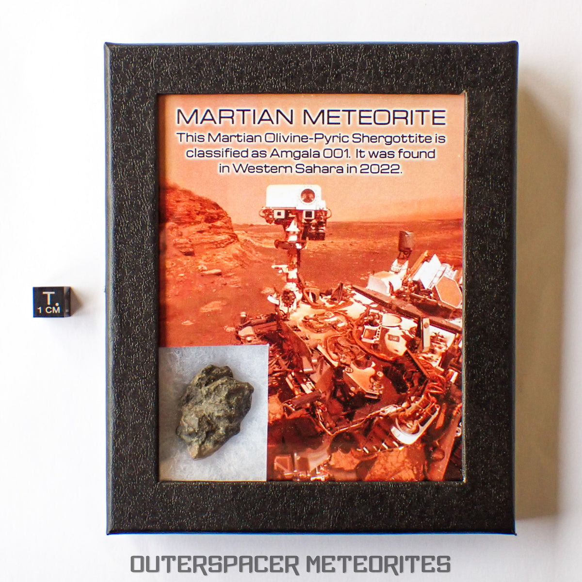 Amgala 001 - Martian Shergottite (Olivine-Phyric) - 7.5g - Western Sahara