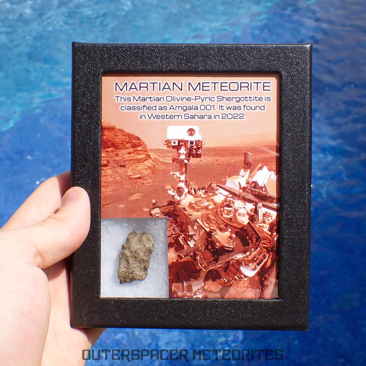 Amgala 001 - Martian Shergottite (Olivine-Phyric) - 10g - Western Sahara