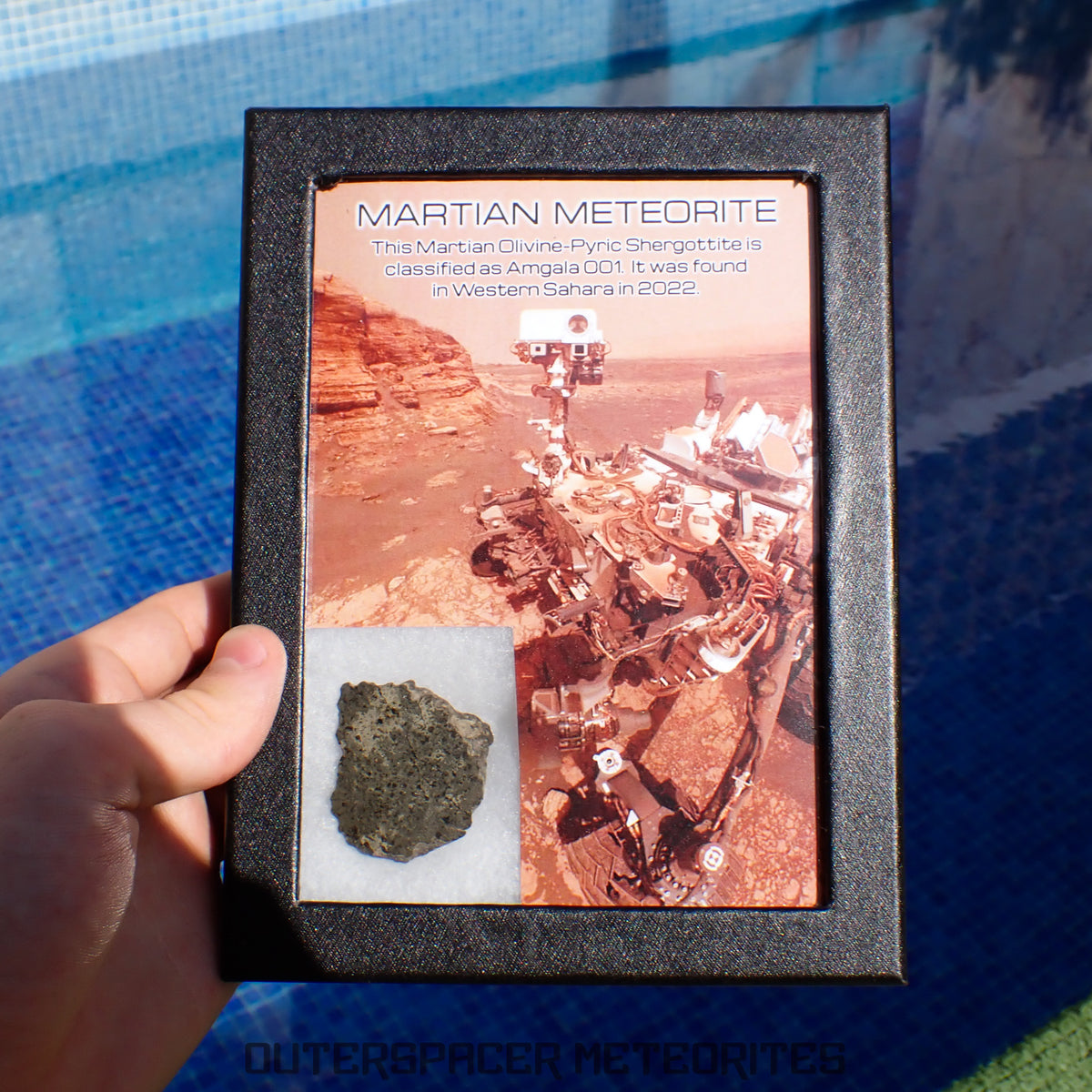 Amgala 001 - Martian Shergottite (Olivine-Phyric) - 21.05 g - Western Sahara