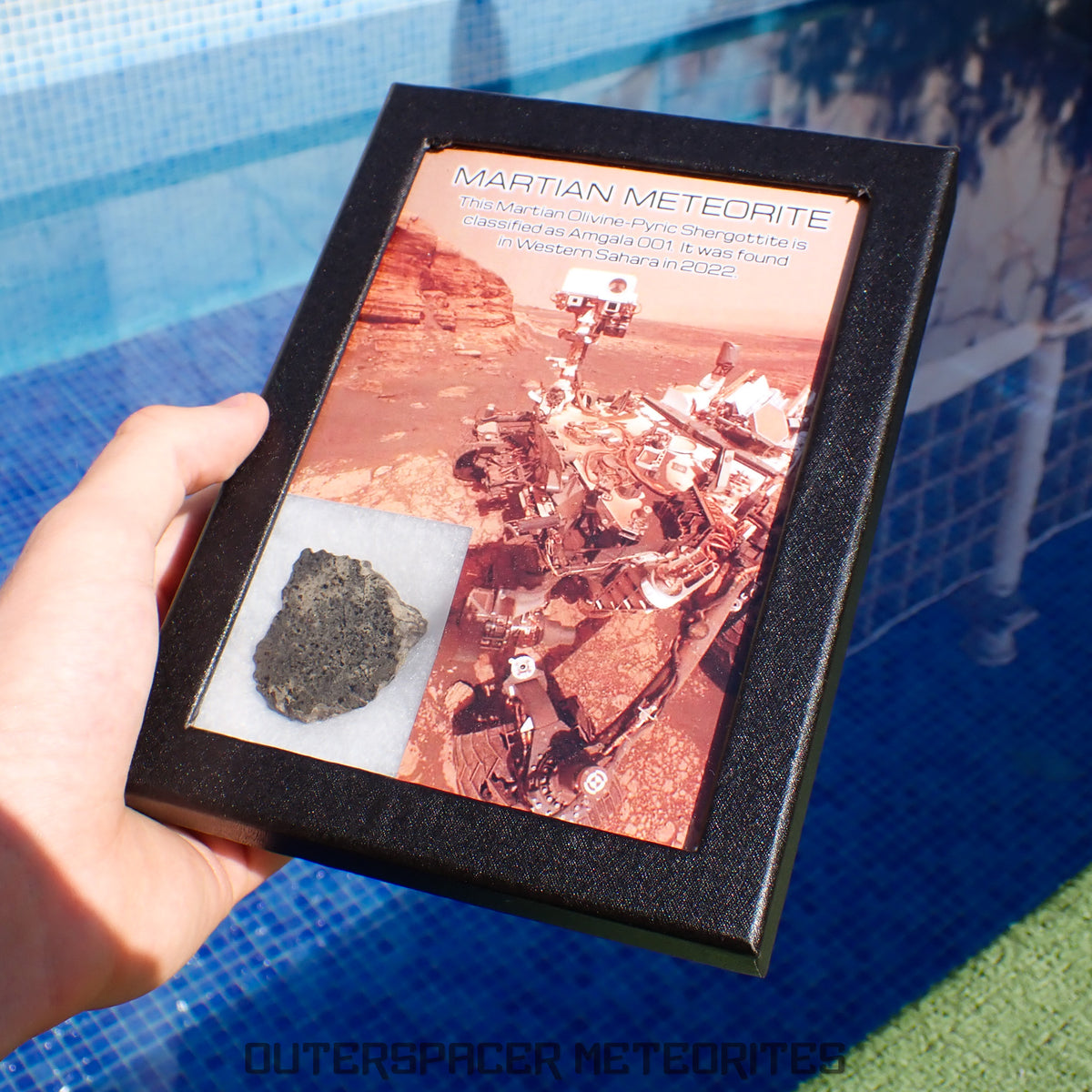 Amgala 001 - Martian Shergottite (Olivine-Phyric) - 21.05 g - Western Sahara
