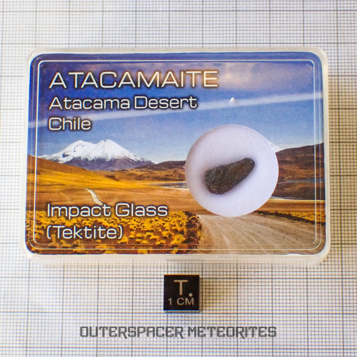 Atacamaite - Impactite/Tektoid - Complete Individual - 0.81g - Chile (Atacama)