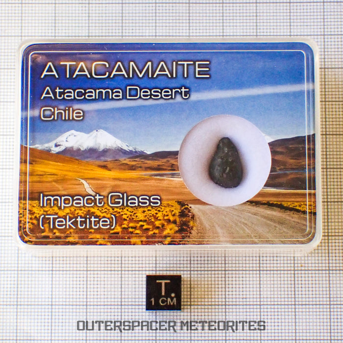 Atacamite - Impactite/Tektoïde - Individu complet - 1.22g - Chili (Atacama)