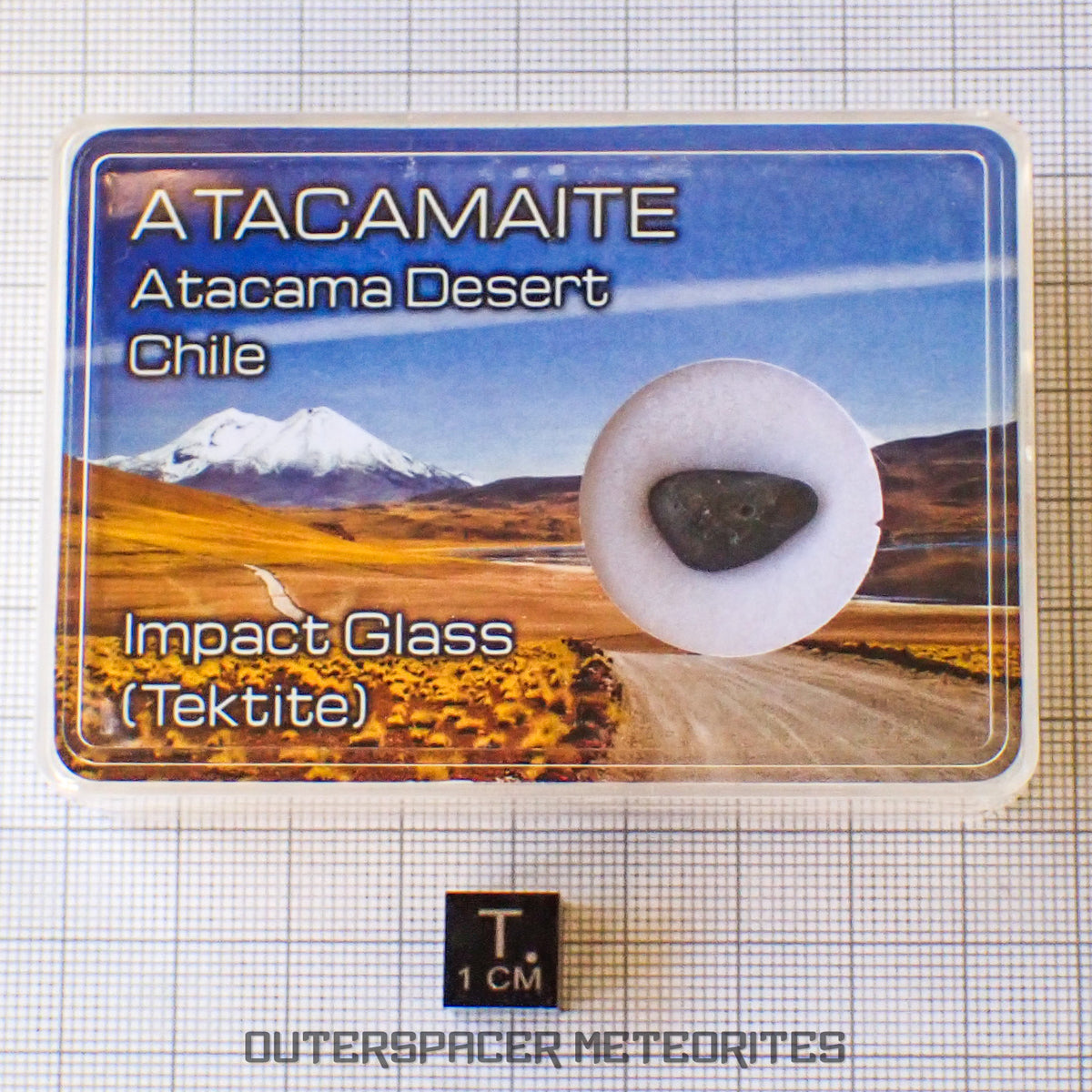 Atacamaite - Impactite/Tektoid - Complete Individual - 1.18g - Chile (Atacama)