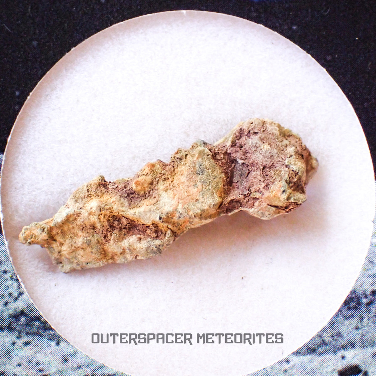 Bechar 003 - Lunar Feldspathic Breccia - Fragment - 1.47g - Algeria