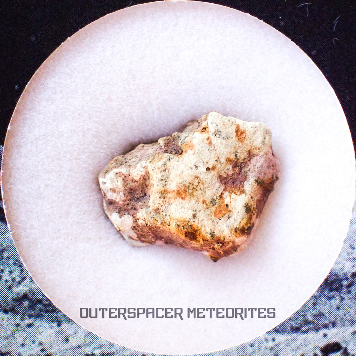Bechar 003 - Brecha feldespática lunar - Fragmento - 1,88 g - Argelia