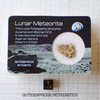 Béchar 003 - Brèche feldspathique lunaire - Fragment - 1,86 g - Algérie