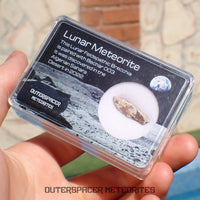 Bechar 003 - Brecha Feldspática Lunar - Fragmento - 1.19g - Argelia