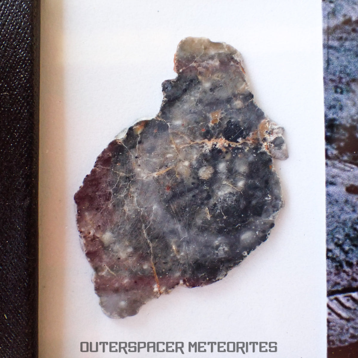 Bechar 003 - Lunar Feldspathic Breccia - Slice - 3.01g - Algeria