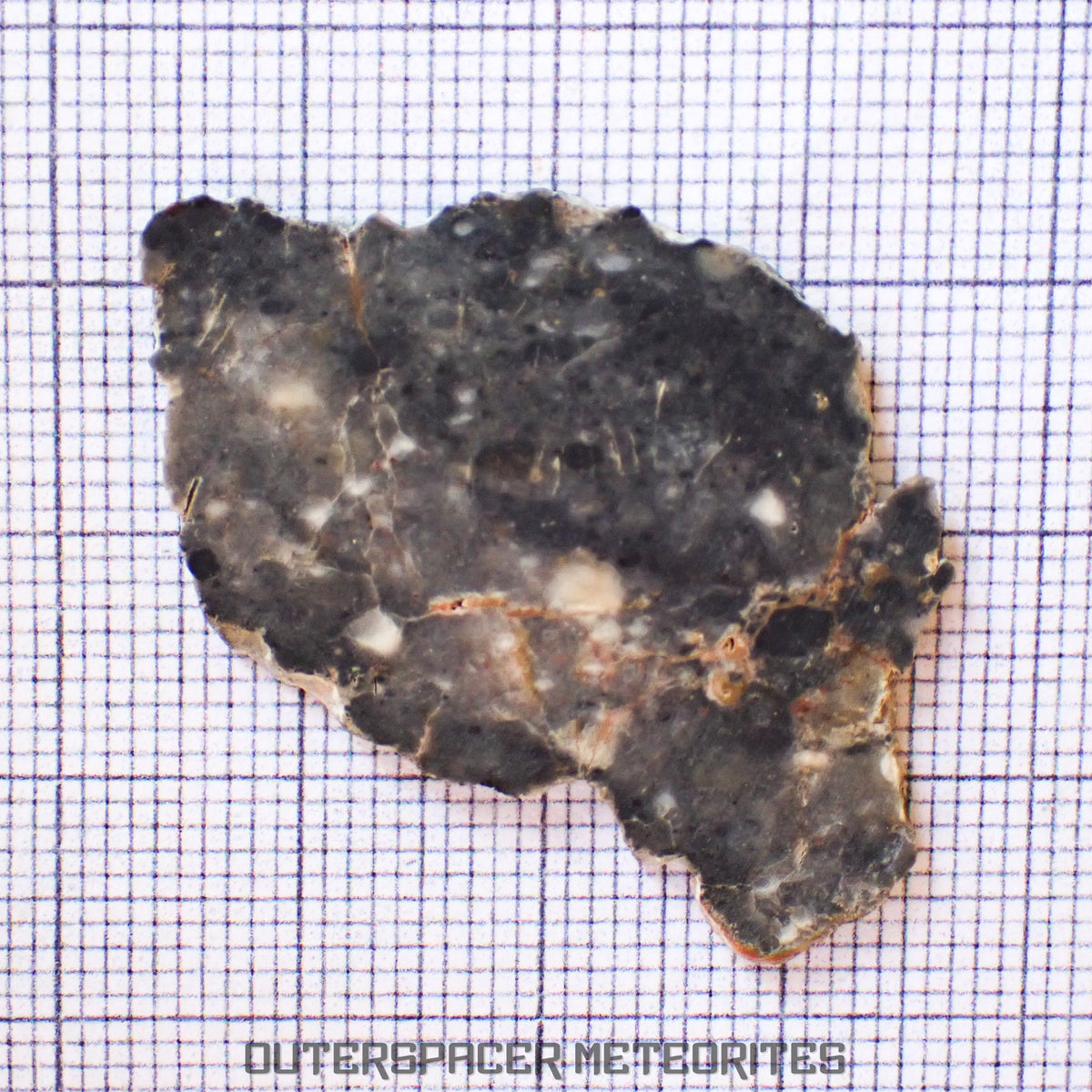 Bechar 003 - Lunar Feldspathic Breccia - Slice - 3.01g - Algeria