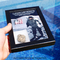 Bechar 003 - Lunar Feldspathic Breccia - End Cut - 27.63g - Algeria