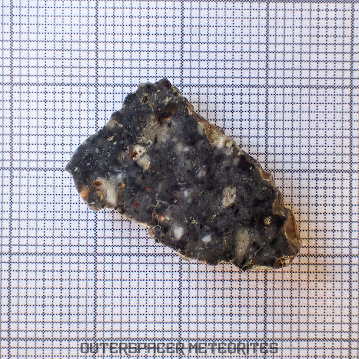 Bechar 003 - Lunar Feldspathic Breccia - End Cut - 2.6g - Algeria