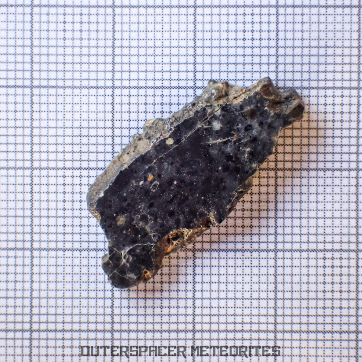 Bechar 003 - Lunar Feldspathic Breccia - End Cut - 2.67g - Algeria