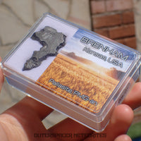 Brenham - Pallasite PMG-an - Tranche squelettique - 11.61g - USA (Kansas)