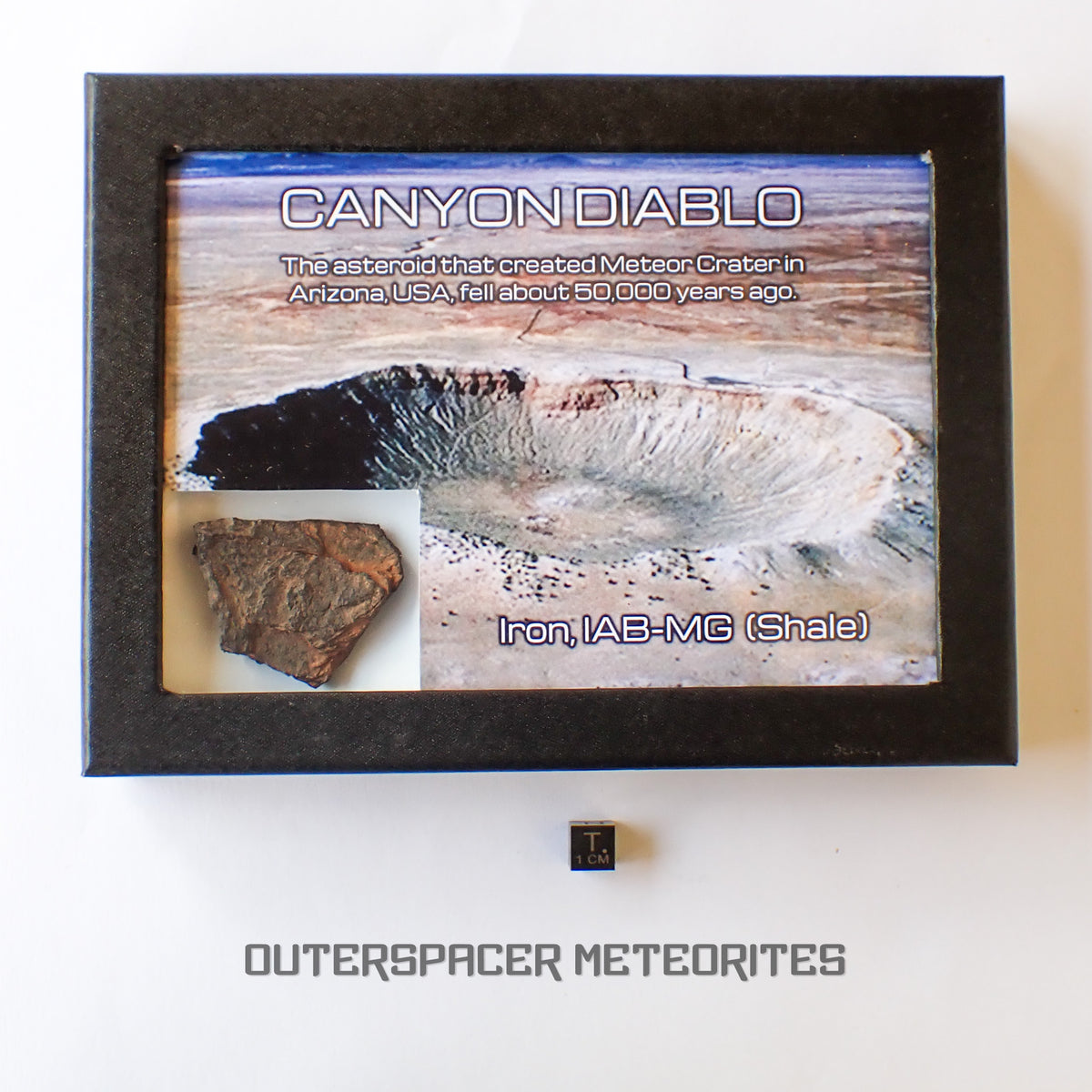 Canyon Diablo - Iron IAB-MG - Fragment - 36.62g - USA (Arizona)