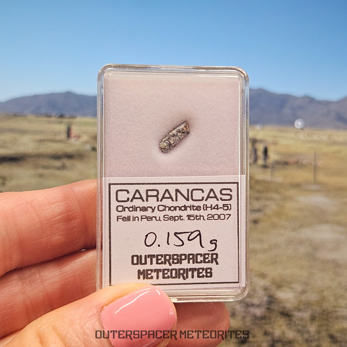 Carancas - H4-5 - Condrita Ordinaria - Fragmento - 0,159g - Perú