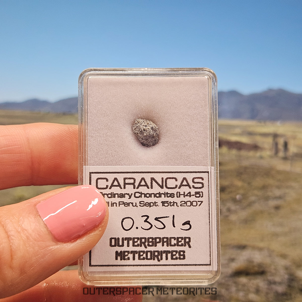 Carancas - H4-5 - Ordinary Chondrite  - Fragment - 0.351g - Peru