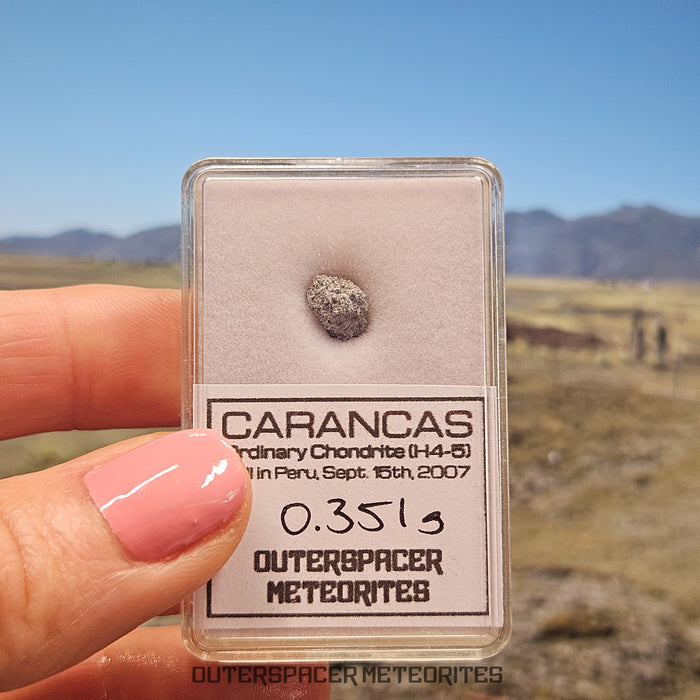Carancas - H4-5 - Condrita Ordinaria - Fragmento - 0,351g - Perú