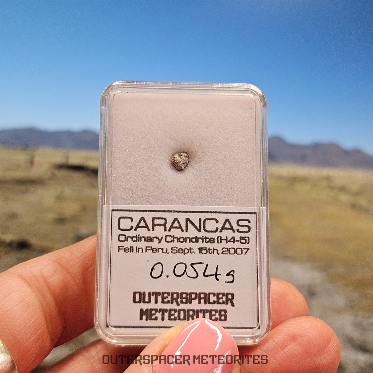 Carancas - H4-5 - Chondrite ordinaire - Fragment - 0,054g - Pérou