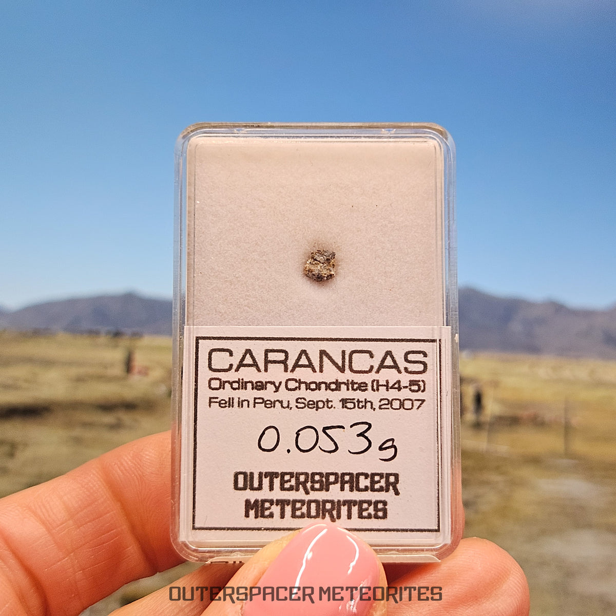 Carancas - H4-5 - Ordinary Chondrite  - Fragment - 0.053g - Peru