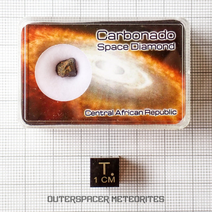 Carbonado - Diamant noir microcristallin - Individuel complet - 2,13 ct - République centrafricaine