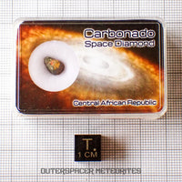 Carbonado - Black Microcrystalline Diamond - Complete Individual - 1.76ct - Central African Republic