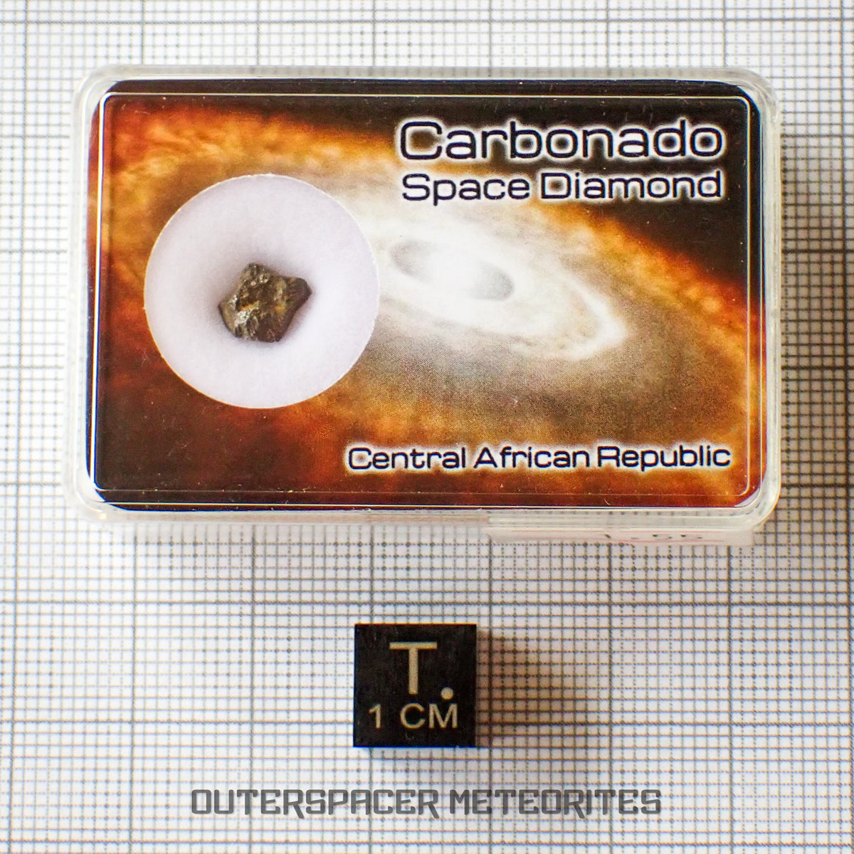 Carbonado - Black Microcrystalline Diamond - Complete Individual - 1.55ct - Central African Republic