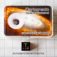 Carbonado - Black Microcrystalline Diamond - Complete Individual - 1.57ct - Central African Republic