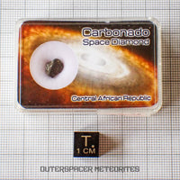 Carbonado - Diamante microcristalino negro - Ejemplar completo - 1.76ct - República Centroafricana