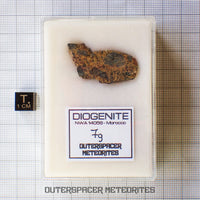 NWA 14056 Diogénite - Tranche partielle - 7g - Mali