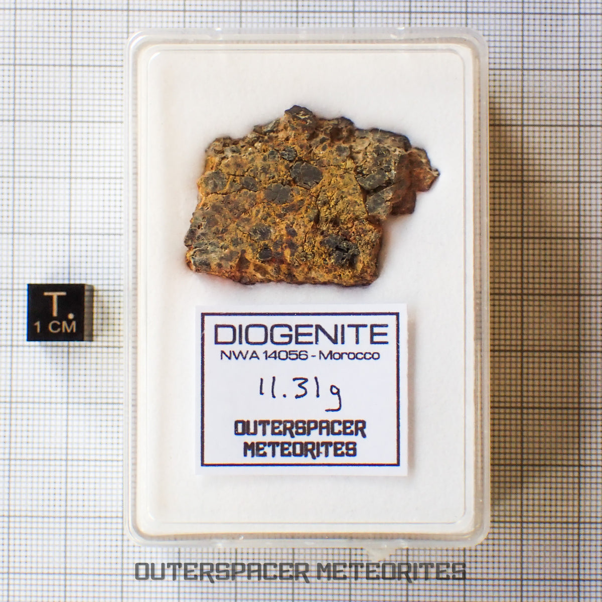 NWA 14056 - Diogenite - Partial Slice - 11.31g - Mali