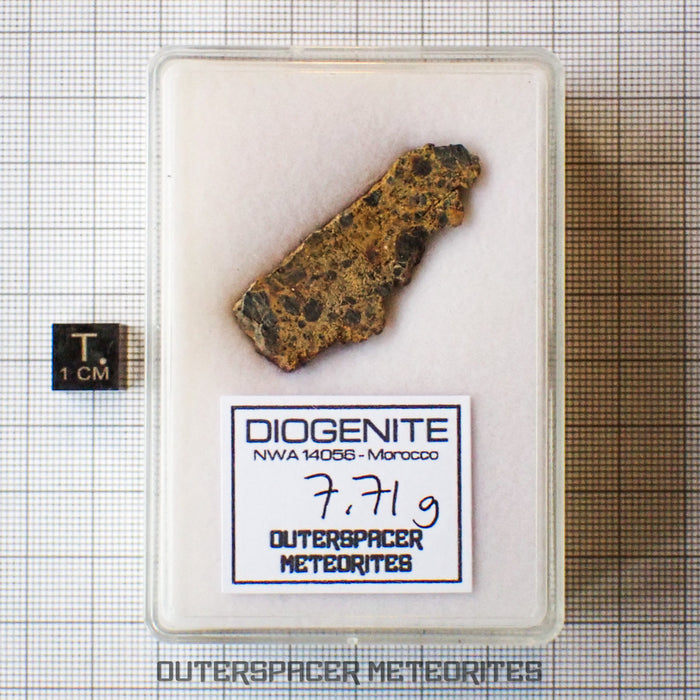 NWA 14056 - Diogenite - Partial Slice - 7.71g - Mali