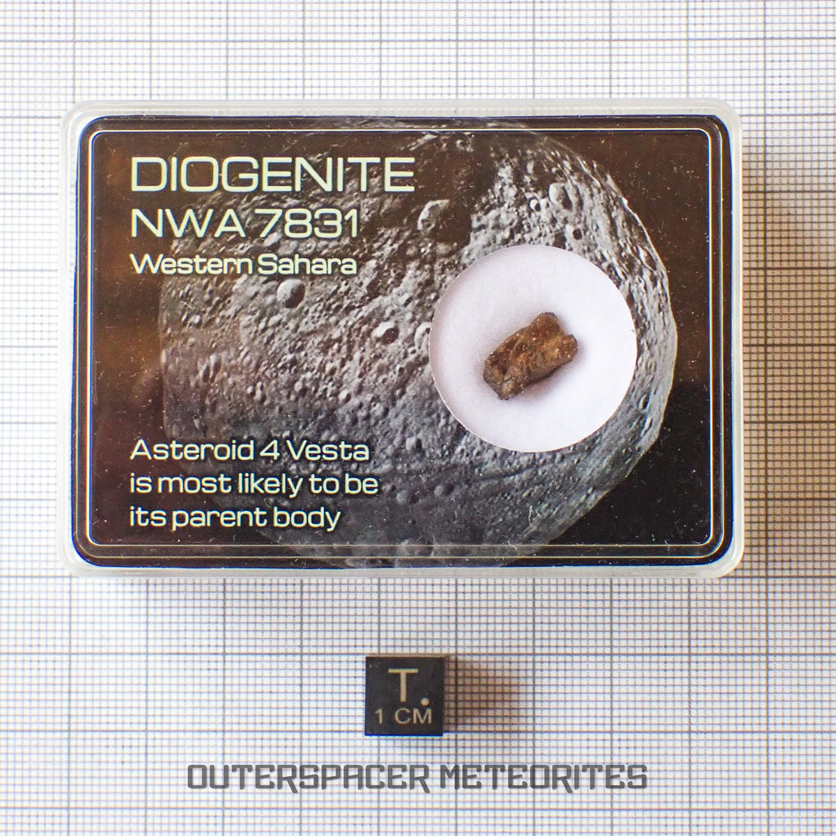 NWA 7831 - Diogenita - Fragmento - 0,92g - Malí