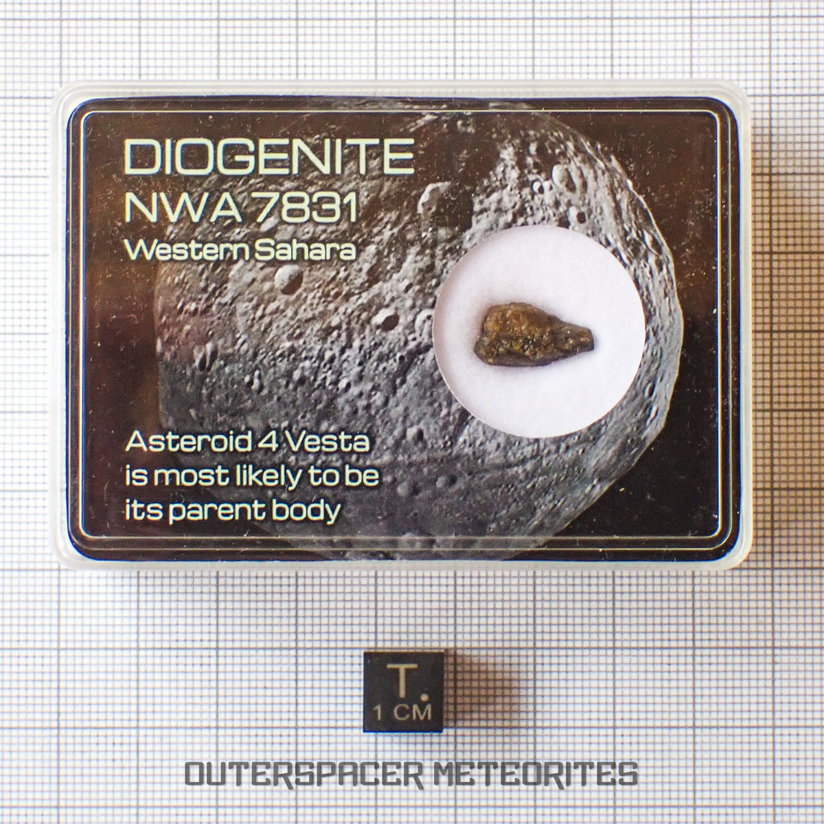 NWA 7831 - Diogenita - Fragmento - 0,84g - Mali