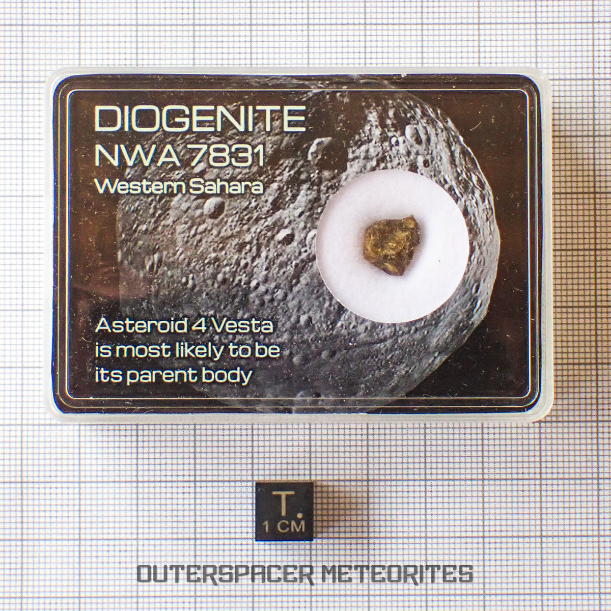 NWA 7831 - Diogenita - Fragmento - 0,83g - Malí